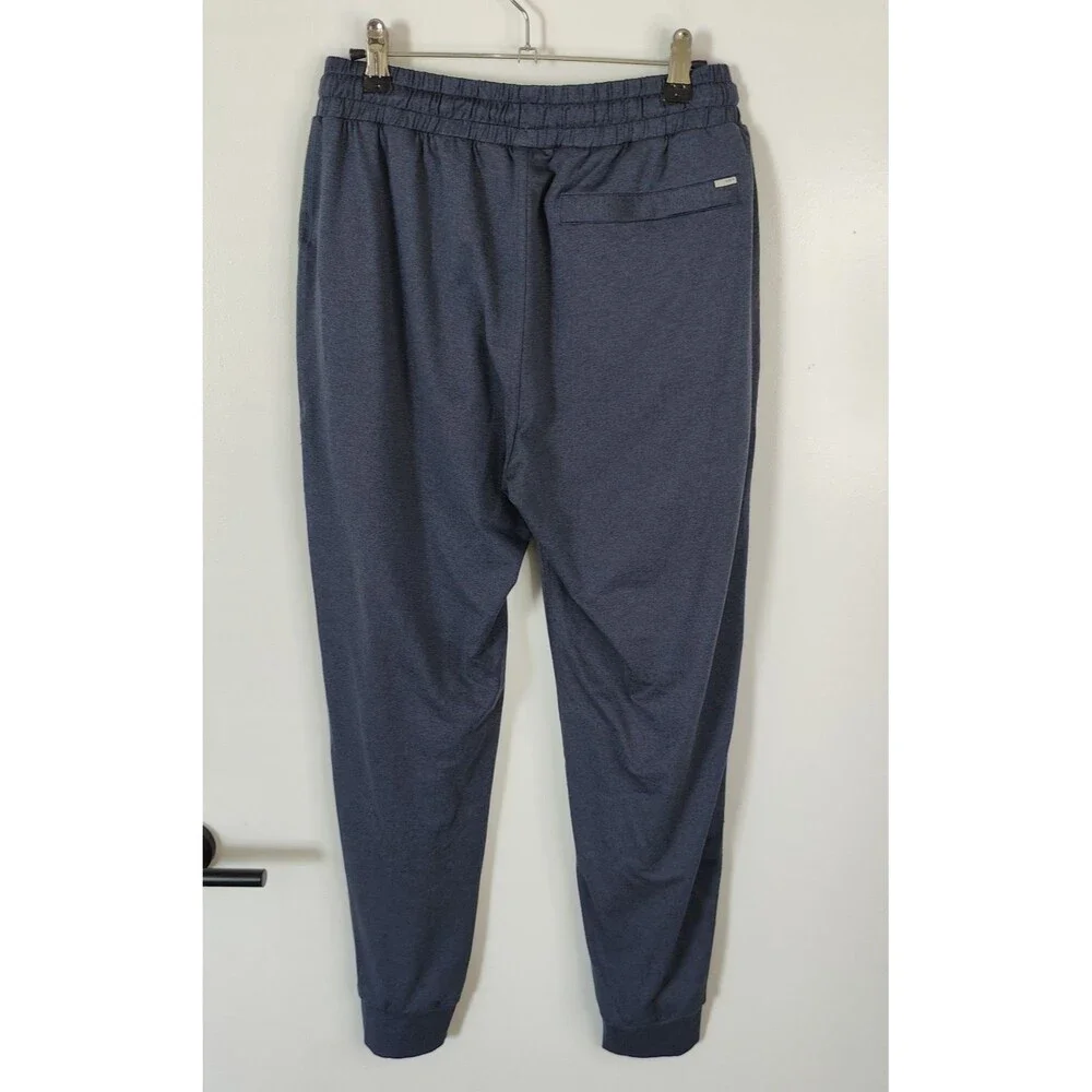 Vuori Ponto Performance Jogger Blue Heather Mens Medium V438 Sweatpants